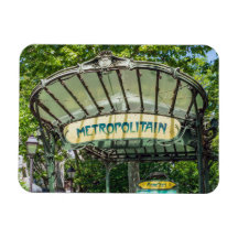 Entrance to Metro station at Montmartre - Paris