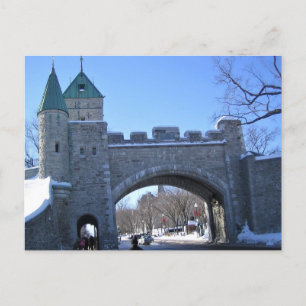 Entrance to Old Quebec City, Quebec, Canada Postcard