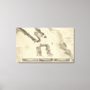 Entrance to San Francisco Bay California Canvas Print