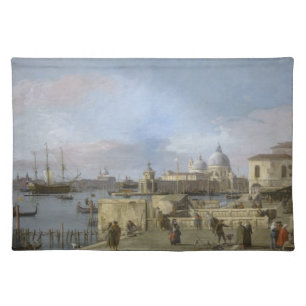 Entrance to the Grand Canal by Canaletto Cloth Placemat