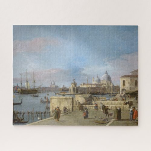 Entrance to the Grand Canal from the Molo Venice Jigsaw Puzzle