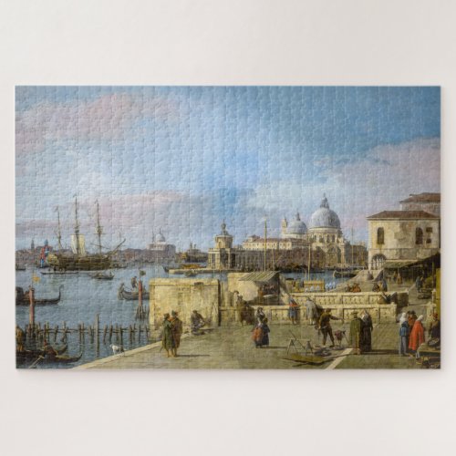 Entrance to the Grand Canal Venice Canaletto Jigsaw Puzzle