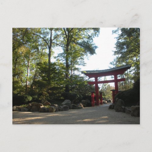 Entrance to the Japanese Gardens Postcard