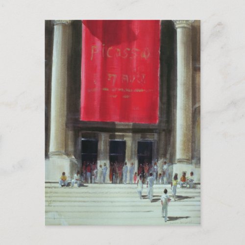 Entrance to the Metropolitan Museum New York Postcard