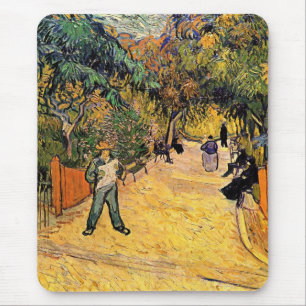 Entrance to the Public Park by Vincent van Gogh Mouse Pad