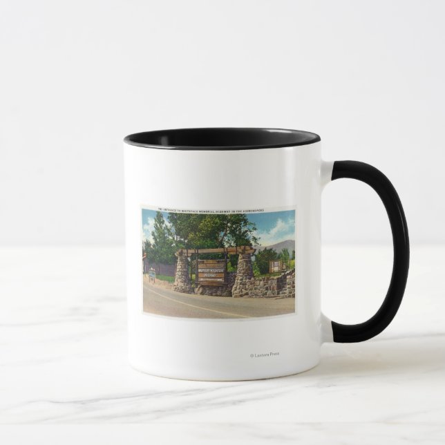 Entrance to Whiteface Mt. Highway Mug (Right)