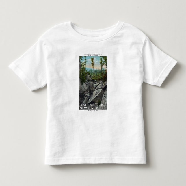 Entrance View of a Ancient Glacial Gorge Toddler T-shirt (Front)