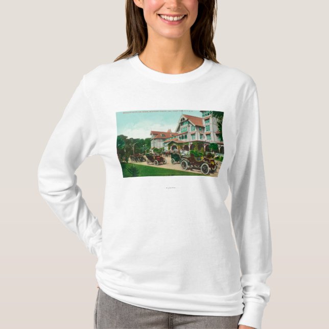 Entrance View of Exterior of Hotel del Monte T-Shirt (Front)