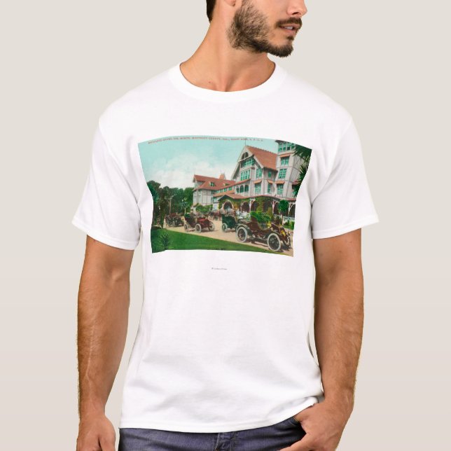 Entrance View of Exterior of Hotel del Monte T-Shirt (Front)