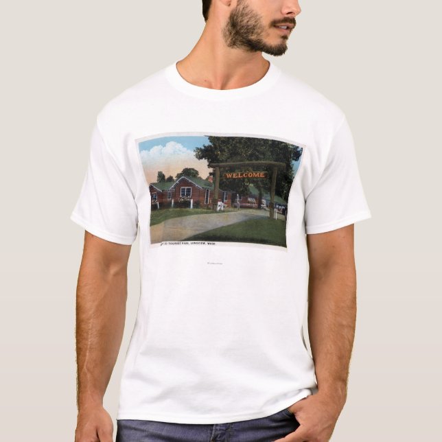 Entrance View of Tourist Park T-Shirt (Front)