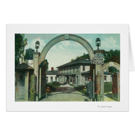 Entrance View to Ft. Mason Showing General's (Front Horizontal)