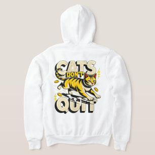 Entrepreneur Cat Mom – Boss Babe Cats Don’t Quit Hoodie