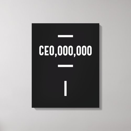 Entrepreneur _ CEO000000 Tee Funny Business Canvas Print