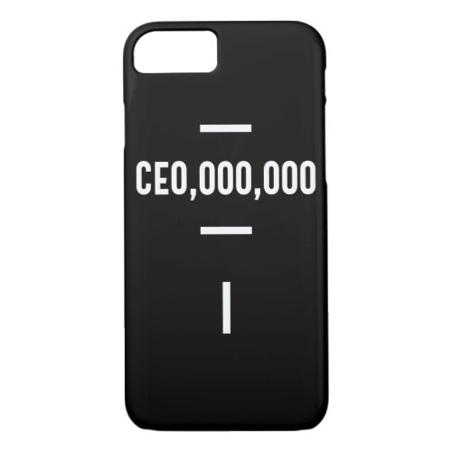 Entrepreneur _ CEO000000 Tee Funny Business iPhone 87 Case