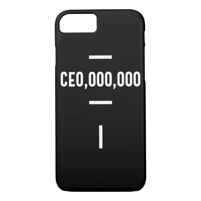 Entrepreneur - CEO,000,000 Tee Funny Business Case-Mate iPhone Case (Back)