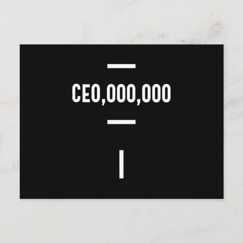 Entrepreneur _ CEO000000 Tee Funny Business Postcard