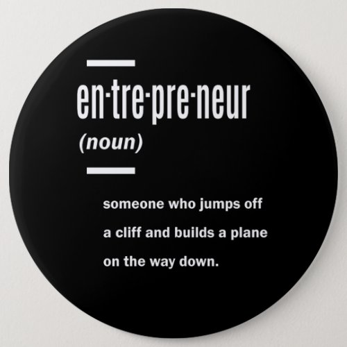 Entrepreneur Definition Gift Ideas Button