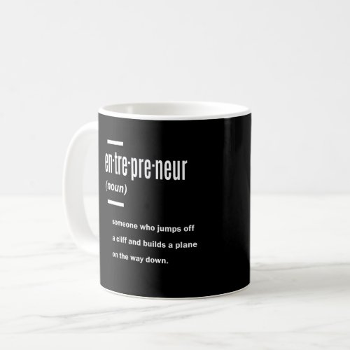 Entrepreneur Definition Gift Ideas Coffee Mug