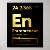 Entrepreneur Definition | Motivational Poster