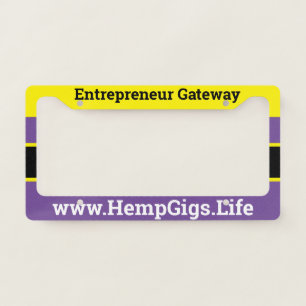 Entrepreneur Gateway License Plate Frame