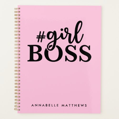 Entrepreneur Girl  Boss Babe  Planner