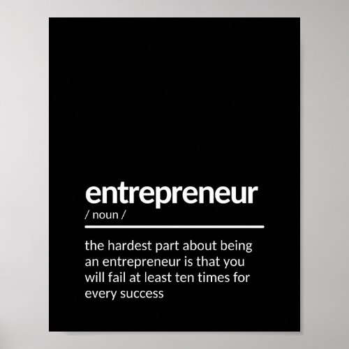 Entrepreneur Idea Quote Poster