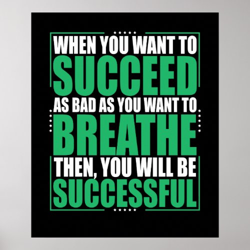 Entrepreneur motivation quotes _ Be successful Poster