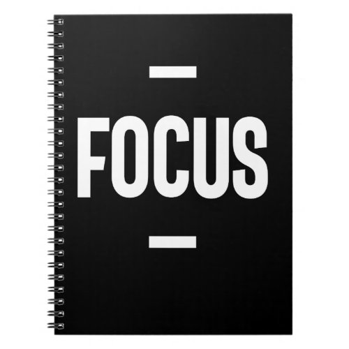 Entrepreneur Motivational Gift _ Focus Notebook