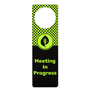 Entrepreneur Small Business Meeting In Progress Door Hanger