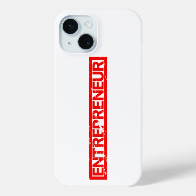 Entrepreneur Stamp Case-Mate iPhone Case (Back)