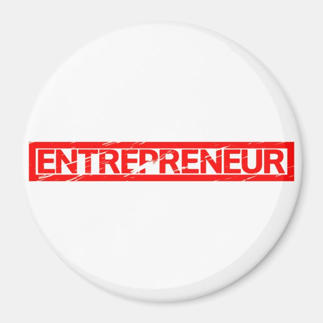 Entrepreneur Stamp Magnet (Front)