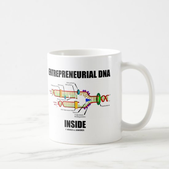 Entrepreneurial DNA Inside Coffee Mug