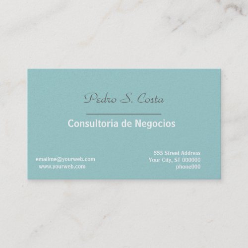 Entreprise Consultant Rep Business Card