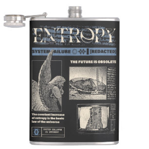 Entropy - Brutalist Streetwear Design Flask