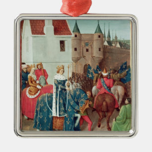 Entry into Paris of King Jean II Le Bon Metal Ornament