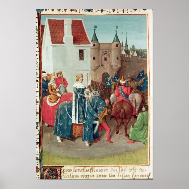 Entry into Paris of King Jean II  Le Bon Poster (Front)