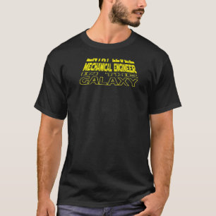 Entry Level Mechanical Engineer Space Backside T-Shirt