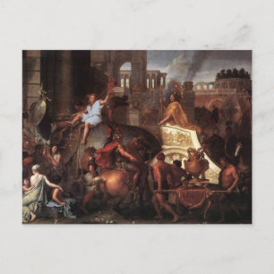Entry Of Alexander Into Babylon Postcard