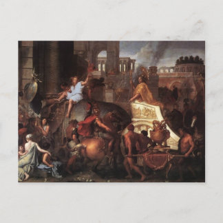 Entry Of Alexander Into Babylon Postcard