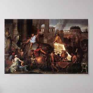 Entry Of Alexander Into Babylon Poster