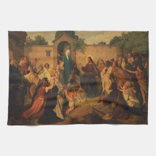 Entry of Jesus Christ into Jerusalem Kitchen Towel