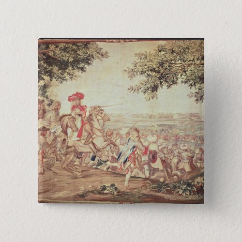 Entry of Louis XIV  into Dunkirk Pinback Button