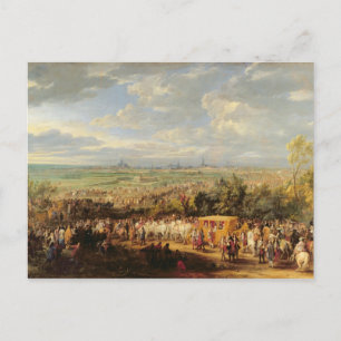 Entry of Louis XIV of Austria in Arras Postcard