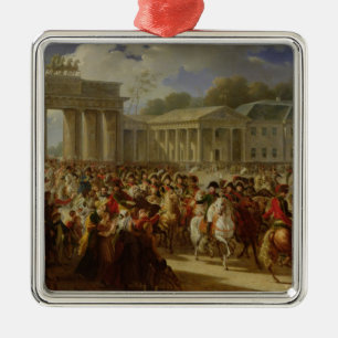 Entry of Napoleon I  into Berlin Metal Ornament