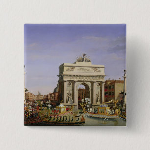 Entry of Napoleon I  into Venice, 1807 Pinback Button