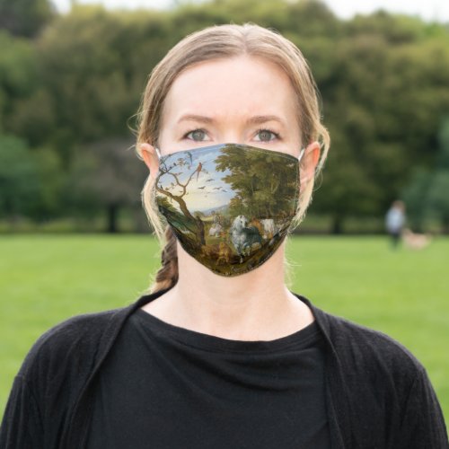 Entry of the Animals into Noahs Ark Brueghel Adult Cloth Face Mask