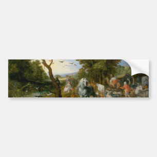 Entry of the Animals into Noah's Ark (Brueghel) Bumper Sticker