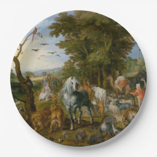 Entry of the Animals into Noah's Ark (Brueghel) Paper Plates