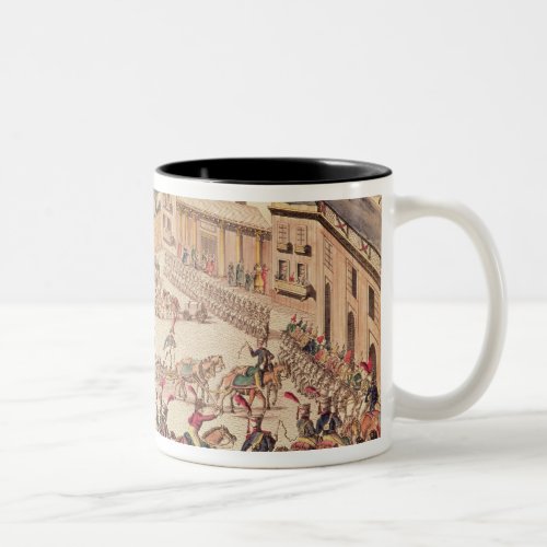 Entry of the French Army Commanded Two_Tone Coffee Mug