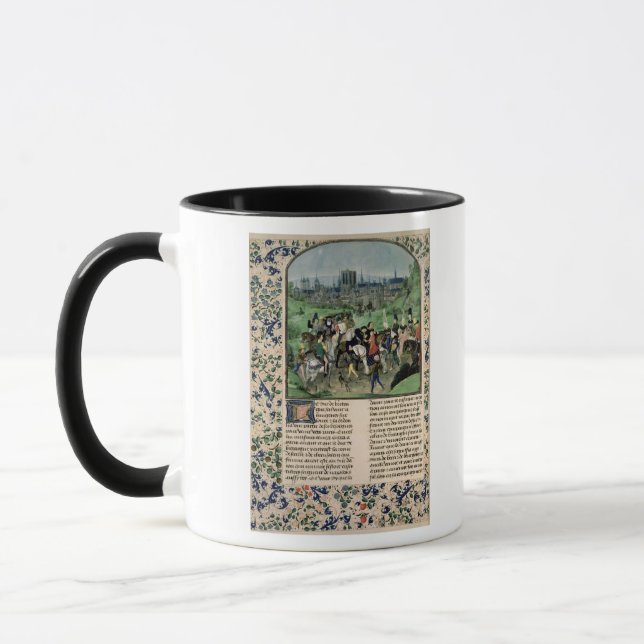Entry of Young Louis II of Anjou into Paris Mug (Left)